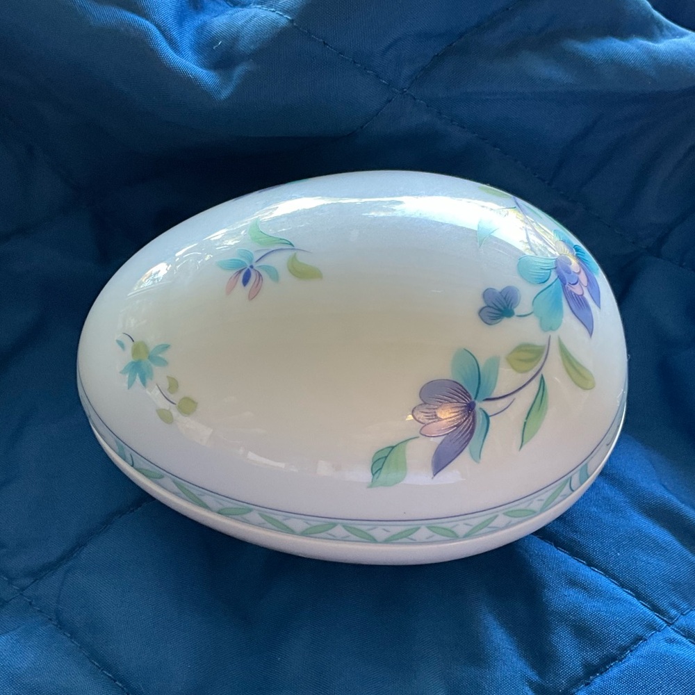Limoges Porcelain Egg Trinket Box